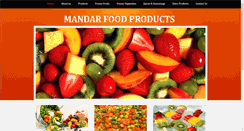 Desktop Screenshot of mandarfood.com